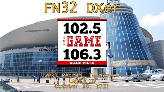 1025 amp 1063 The Game  WPRT Pegram Tennessee Legal ID 10102023 Nashville Predators InGame [upl. by Mikeb]