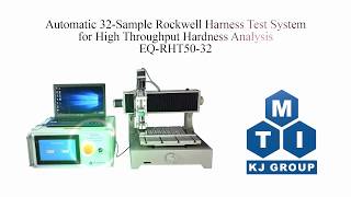 Automatic 32Sample Rockwell Harness Testing System  EQRHT5032 [upl. by Roger]