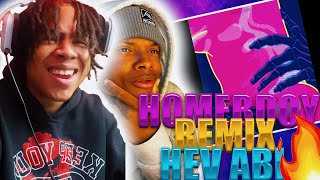 Homebody remix  Hev Abi REACTION [upl. by Goddart]