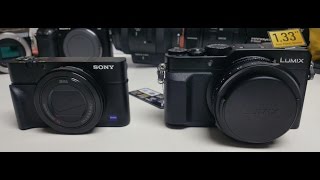 Sony RX100M3 vs Panasonic LX100 [upl. by Nnylyram]