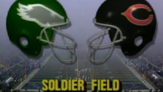 Fog Bowl Highlights  NFL Primetime Eagles vs Bears  December 31 1988 [upl. by Annirak]