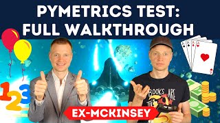 Pymetrics test BCG Bain JP Morgan Blackstone How to master the 12 Pymetrics games  Full guide [upl. by Amre]