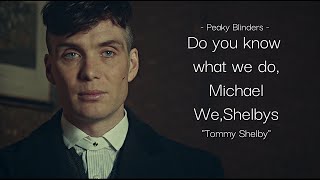 Peaky Blinders  Its not alright what we do  Tommy Shelby [upl. by Ollopa]