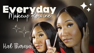 EVERYDAY MAKEUP  Hal Theresa [upl. by Akirdnwahs]