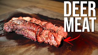 Delicious Smoked Venison Tenderloin the Best Way on The Pit Barrel Cooker [upl. by Einaj]