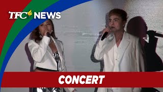 XFactor finalists Alisah Bonaobra and Mark Mabasa join forces in US show  TFC News California USA [upl. by Neehahs]