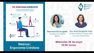 Webinar Ergonomía Cotidiana [upl. by Dania]