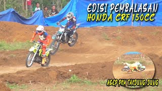 TRAGEDI terrrlindasss nya Kawasaki Ninja ASEP PKM saat mengejar HONDA CRF Honda CRF The Winner [upl. by Ainslie370]