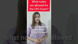 What can you write in your CODING books for the CPC Exam shorts [upl. by Ahtel]