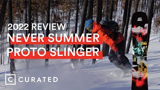 2022 Never Summer Proto Slinger Snowboard Review  Curated [upl. by Beeson601]