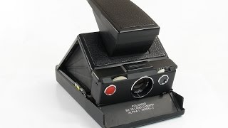 POLAROID SX 70 ALPHA 1 MODEL 2 BLACK SLR [upl. by Moody]