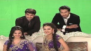 Swara Sanskar Laksh and Ragini on the sets of Swaragini PHOTOSHOOT [upl. by Hamer]