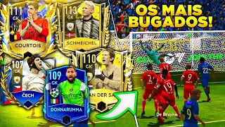 GOLEIROS MAIS BUGADOS DO FIFA MOBILE 23 ðŸ”¥ðŸ˜± COURTOIS VAN DER SAAR SCHMEICHEL OU CECH [upl. by Yht]