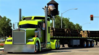 StGermain Express  Insane Jake brake for FREE 💥 Kenworth W900  American Truck Simulator [upl. by Niltak]