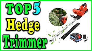 5 Best Hedge Trimmer Review 2025 [upl. by Ulyram241]