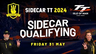 3 Wheeling TT 2024  Sidecar Qualifying 5  Friday 31 May [upl. by Nylrahc]