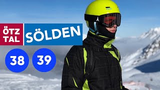 Ski Sölden 2019 • Blue 38 39 • Skiing Paradise 4K [upl. by Fleurette]