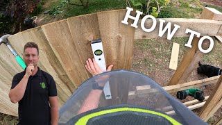 How to Install Feather Edge Fence like a Pro [upl. by Etom]