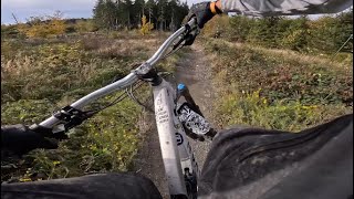 Hahnenklee Bikepark ALine Jumpline Flowline BikerX Erstes Video [upl. by Anos]