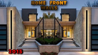 100 Modern Front Wall Design for 2025  Home Entrances Designe Ideas  Front wall Tiles Design [upl. by Ayaet]