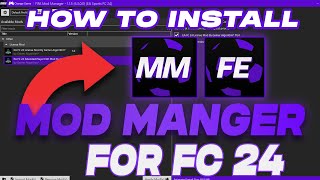 How To Install FIFA Mod Manager and Mod Editor For FC 24 [upl. by Natam18]