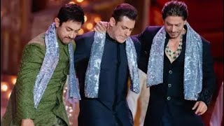 Srk Salman khan Aamir Khan dancing at Ambani wedding ❤️‍🔥 Srk  Salman khan  Aamir Khan [upl. by Gian]