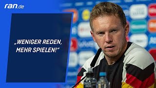 DFB JoseluStichelei Richtung Kroos Nagelsmann wird deutlich [upl. by Neely488]