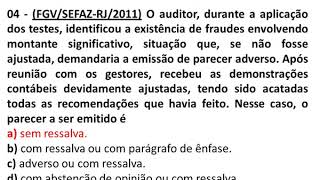 Aula 01  Auditoria Contábil Exame CFC [upl. by Claresta]