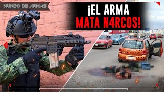 El arma M4TA N4RCOS  México presento la NUEVA ametralladora SAX200 [upl. by Malina]