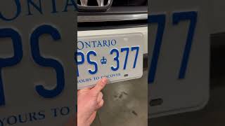 Tip for fixing stripped license plate screw holes mechanichack diy automotive [upl. by Nirot190]