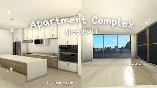 𐙚Highrise apartment layout speedbuild⋆·Bloxburg Rp𐙚 [upl. by Ailedua117]