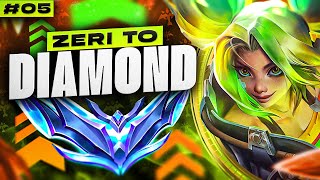 Zeri Unranked to Diamond 5  Zeri ADC Gameplay Guide  League of Legends [upl. by Nani]