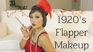 1920s Flapper Makeup Tutorial [upl. by Sclater]