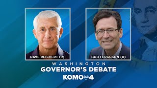 Watch the full second 2024 Washington Governor’s Debate [upl. by Ahtenak]