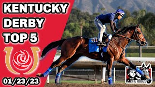 Top 5 Kentucky Derby 2023 Horses  INSTANT COFFEE Wins Lecomte ARABIAN KNIGHT Set For 2023 Debut [upl. by Eenad]