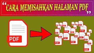 Cara Memisahkan Halaman PDF di Smallpdf  2024 [upl. by Odlanir]