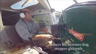 1946 Luscombe 8AO200 landing and explanation breezy day [upl. by Niowtna]