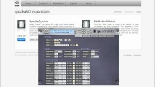128 presets for QuadraSID VST Chiptune Synth available at ReFXcom [upl. by Harat]