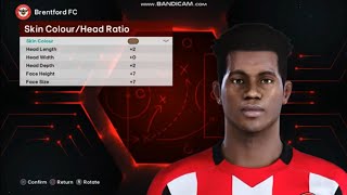 PES 2021 How to create Michael Olakigbe 🏴󠁧󠁢󠁥󠁮󠁧󠁿 Brentford FC [upl. by Revlis423]