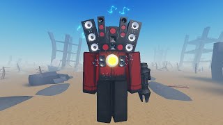 Titan Speakerman in Roblox  Roblox  REOPENED Toilet Universe Roleplay [upl. by Yraek559]