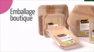 Emballage alimentaire pour la vente a emporter ecologique [upl. by Enirrok]