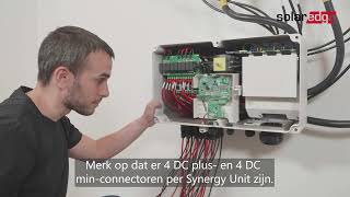 Bekabeling van de 3fase omvormer met Synergie Technologie tot 120kW  Nederland [upl. by Diad]