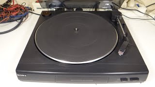 BANDEJA GIRADISCOS TORNAMESA TURNTABLE SONY PSLX56P MALAYSIA 1994 RESTAURACION P2 [upl. by Von]