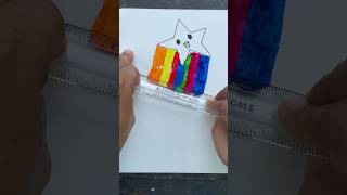 Easy DIY Rainbow Star Art 🌈💫 art shorts ytshorts creative kids [upl. by Karia]