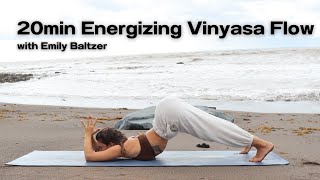 20 min Energizing Vinyasa Flow [upl. by Neeka449]