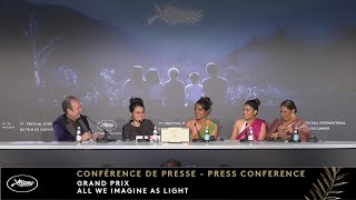 GRAND PRIX – Press Conference – PALMARES – English – Cannes 2024 [upl. by Sibell863]