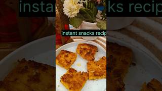 Instant snacks recipe instantsnack eveningsnacks snacksrecipe shorts ytshorts youtubeshorts [upl. by Enirhtac]