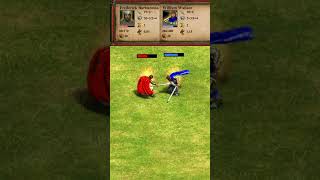 Frederick Barbarossa vs William Wallace AoE2 Shorts [upl. by Wilhelmine]