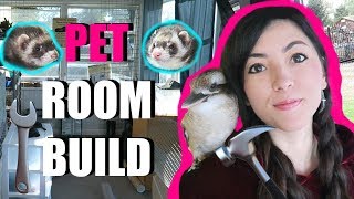 BUILD A Pet Room With Me  Epic DIY  Building My Animal Studio Pet Room [upl. by Paddy140]