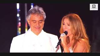 The Prayer with Andrea Bocelli and Céline Dion at the Central Park [upl. by Bohrer]